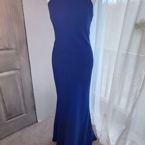 Calvin Klein Blue Dress - Elegant Design Size 4